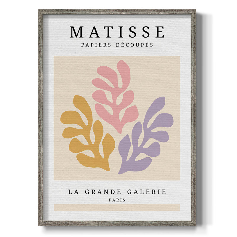 Matisse CECL XXV, reproduction d'art encadrée - bois massif, H 30 po x l 24 po