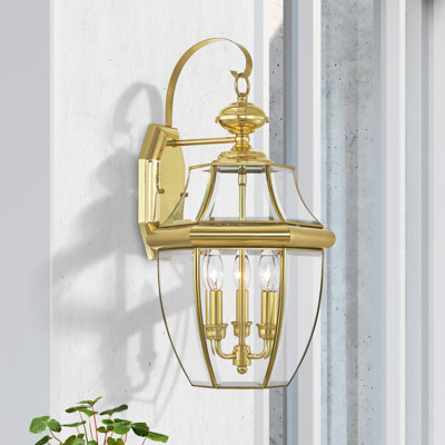 Alexavier Solid Brass Wall Light