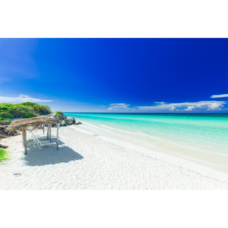 «White Sand Beach» par Vitaldrum - Photographie sur toile tendue, L 12 po x H 8 po
