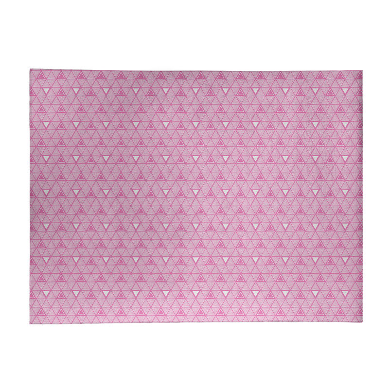 Chenille Geometric Indoor Rug, Rectangle 4' x 6'
