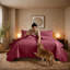Ensemble de couvre-lit matelassé en microfibre à motif floral-124308865-124308866
