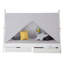 Griffen European Single (90 X 200Cm) 2 Drawers, Solid Wood, Travel Bed With Mattress, By Isabelle & Max-1906228626