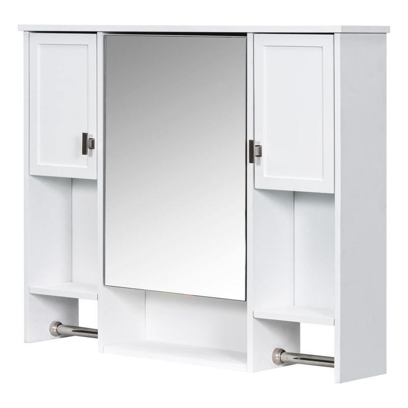 Bathroom Wall Mounted Storage Cabinet - Elegant & Practical Design 35'' X 28'' Build Stylish