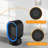 Kloudic 600 Watt 0.9 BTU Electric High Efficiency Space Heater with Adjustable Thermostat