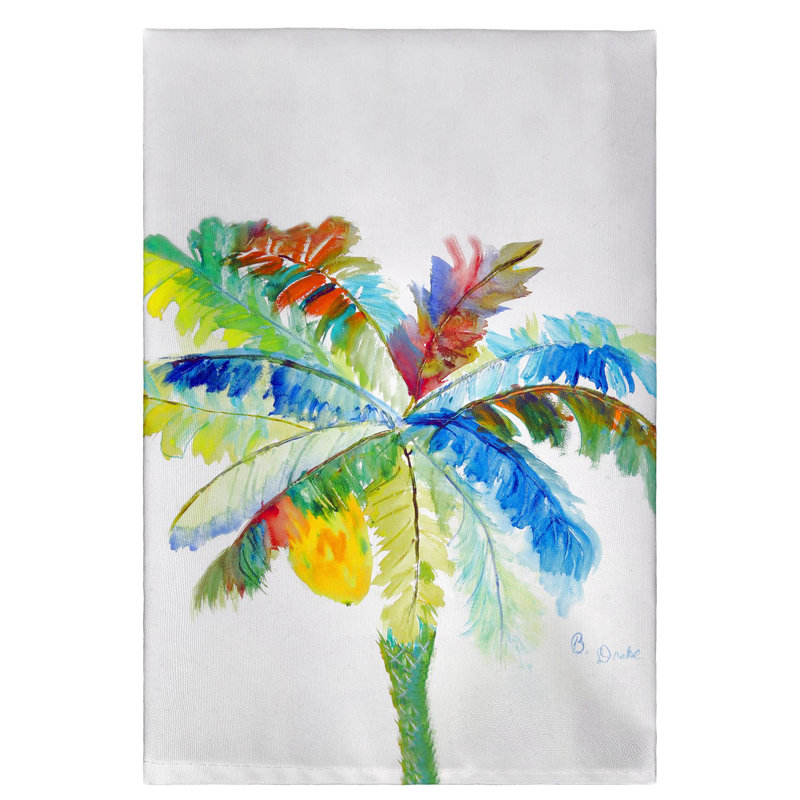 Serviette de grande palmier main Schermerhorn