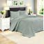 Ensembles de literie en coton confortables, courtepointe réversible de style écume de mer, simple / simple TG pour la maison
