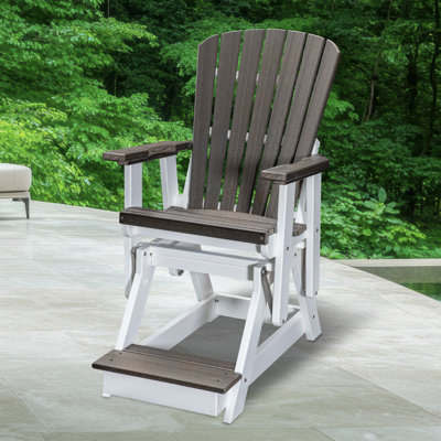Fauteuil oscillant sur une base