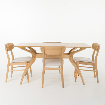 Arbel 4 - Person Four Leg Dining Set