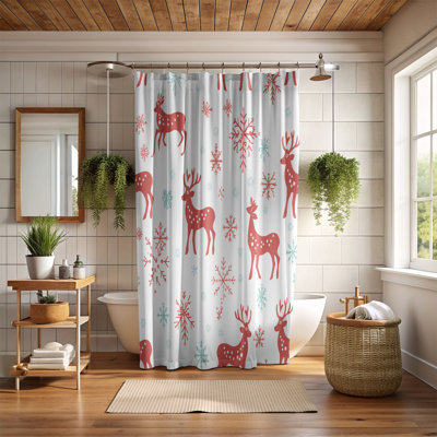 Rideau de douche Retro Cheer
