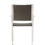 2 chaises d'extérieur Cape Coral, structure en aluminium robuste gris, idéales pour les chaises de terrasse et de jardin