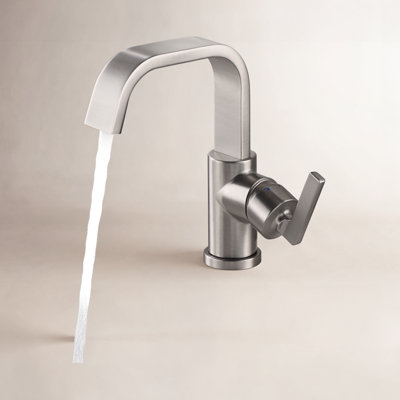 Single Hole Bathroom Faucet with Drain Assembly