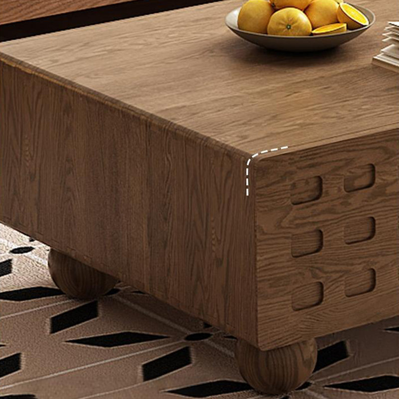 Table basse moderne simple en bois massif