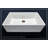 Luxury 36-Inch Solid Fireclay Farmhouse Sink, Flat Front-82987245