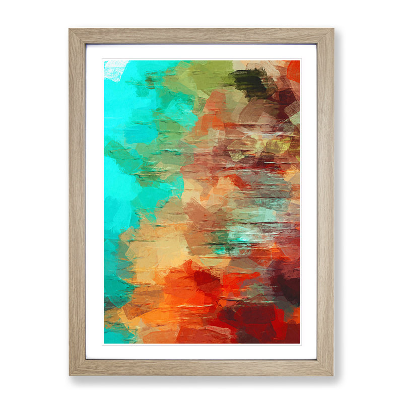 Lost Chances - Framed Print, 46cm H x 34cm W x 2cm D, Oak