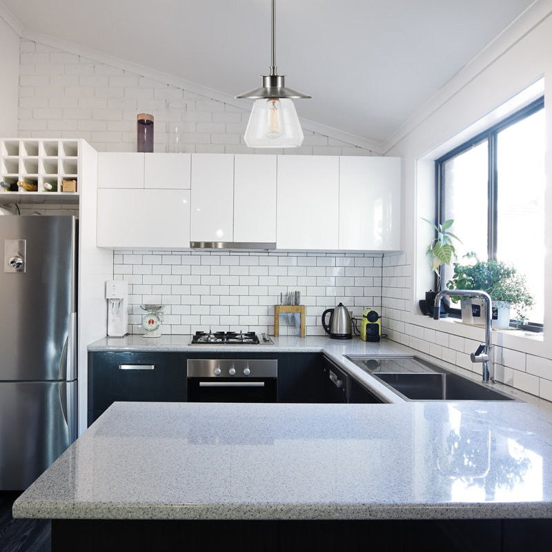 Valeriane 1 - Light Single Pendant, Brushed Steel