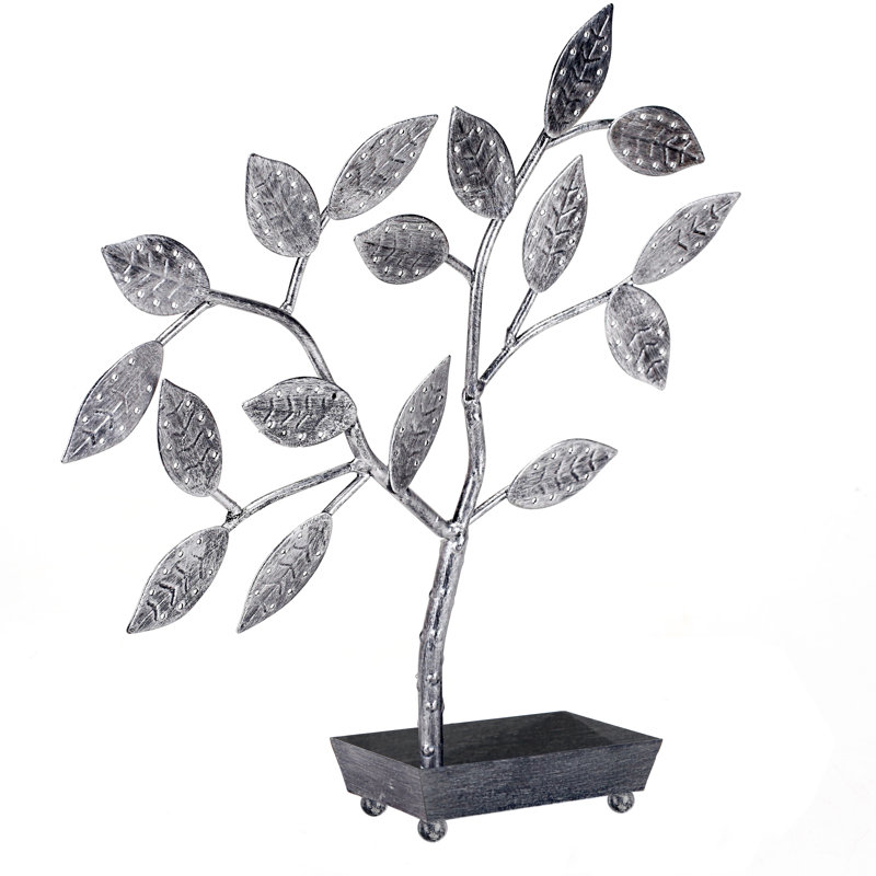 Support à bijoux Tree Design Organiser, Argent