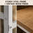 4-in-1 Coat Rack & Hall Tree with Shoe Bench, Entryway Bench with 8 Removable Hooks, Industrial Storage for Foyer-291826952