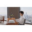  Bureau d'ordinateur en L avec bureau à tiroirs Rebacca-818357946