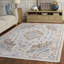 Tapis oriental beige / rouille / bleu Mayhill-1670985544