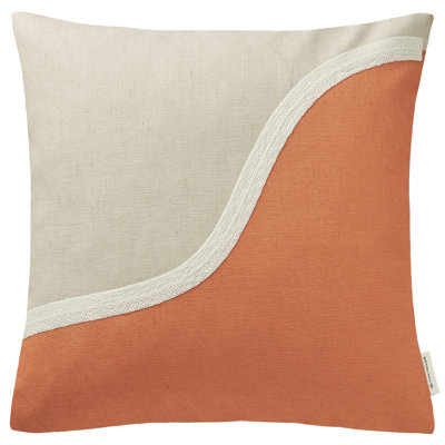 Beige Square Cushion Cover