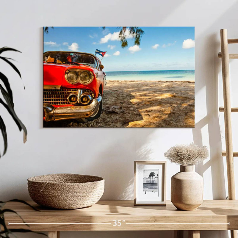 Voiture rétro Gillard Beachside, H 16 po x l 24 po