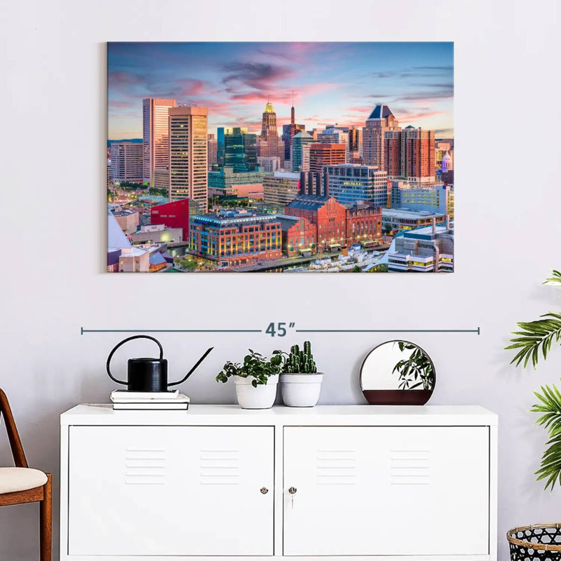 Sireci Baltimore Sunset, 26" H x 39" W