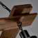 Iona 4 - Light  Dimmable Wooden Chandelier with Font Shape