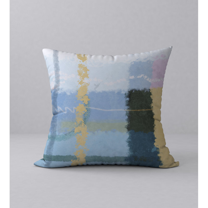 Housse de coussin décorative carrée succulente, 24" X 24"