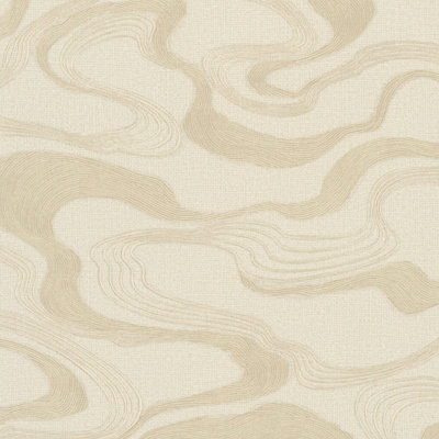 Kumano Pearlescent Abstract Flow Design Wallpaper Roll