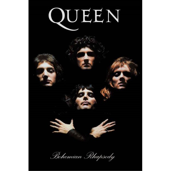 Buy Art For Less Queen Bohemian Rhapsody 1975 Group Portrait Music Framed  On Paper Print