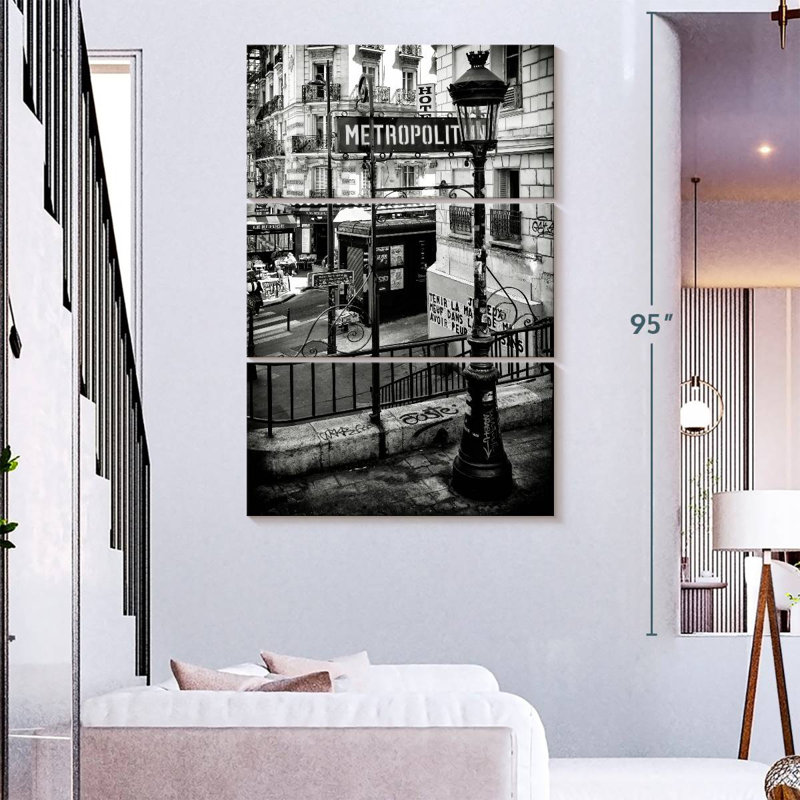 Sireci Paris Metro, 74" H x 48" W