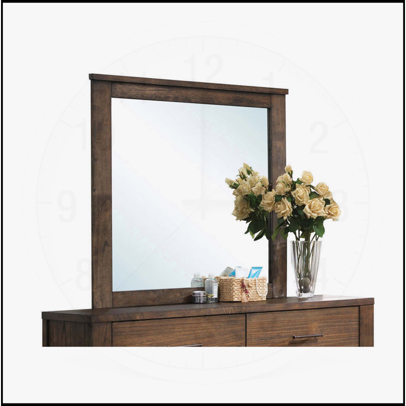 Merrilee Oak Finish Mirror