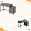 Bureau de style industriel, bureau d'ordinateur
