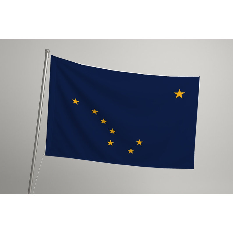 Drapeau de l'Alaska - drapeau extérieur, 36" H x 60" W