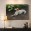 Fox Terrier with a Butterfly-Bruno Liljefors-Gallery Wrapped Canvas-1891-1606829082
