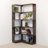 90cm Extended 5-Tier L-Shaped Corner Bookshelf with Anti-Drop Panel and Tipping Device for Home Office and Living Room-1561338729