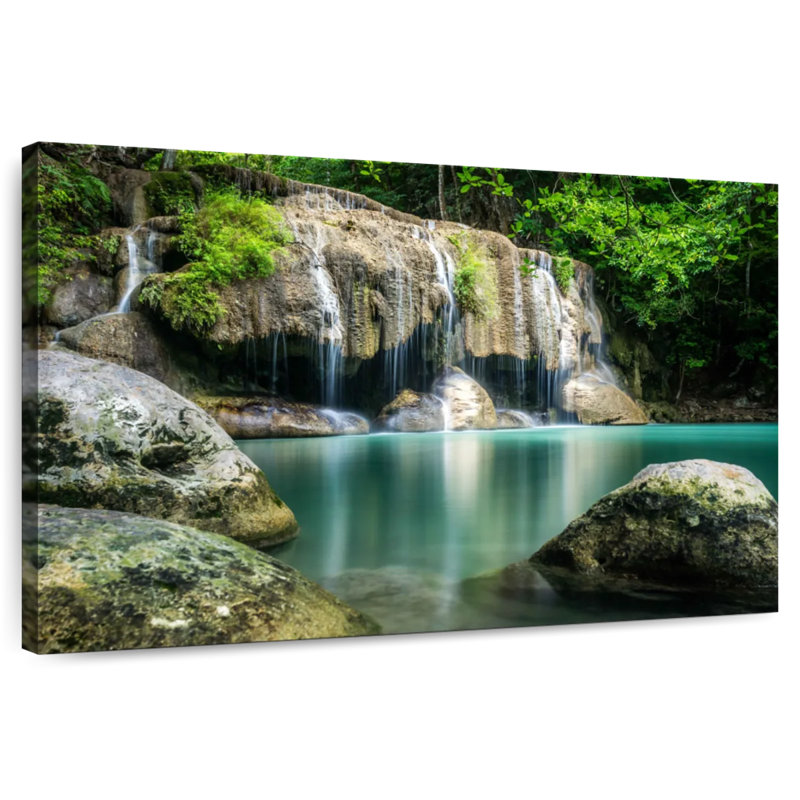 Chutes d'eau Kerrick Calming Erawan, H 26 po x l 39 po