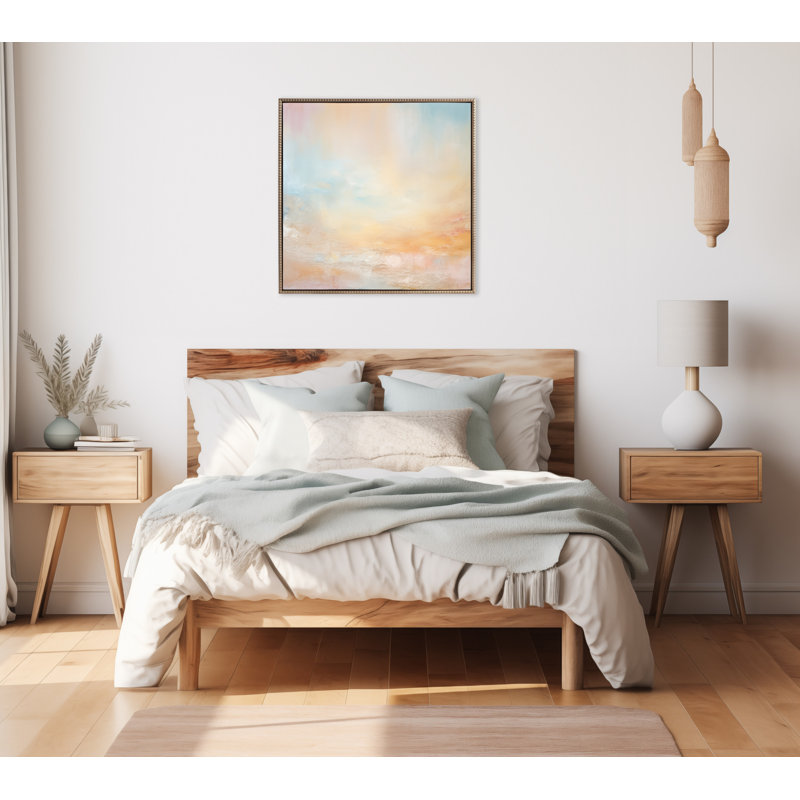 Art abstrait sur toile, paysage abstrait