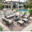 7-Piece Metal Patio Furniture Set-1689193367