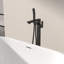 1 Handle Clawfoot Tub Faucet with Diverter-93644681