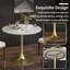 Cleofus Round Metal Base Dining Table-2073071904-2066672971-2074318862