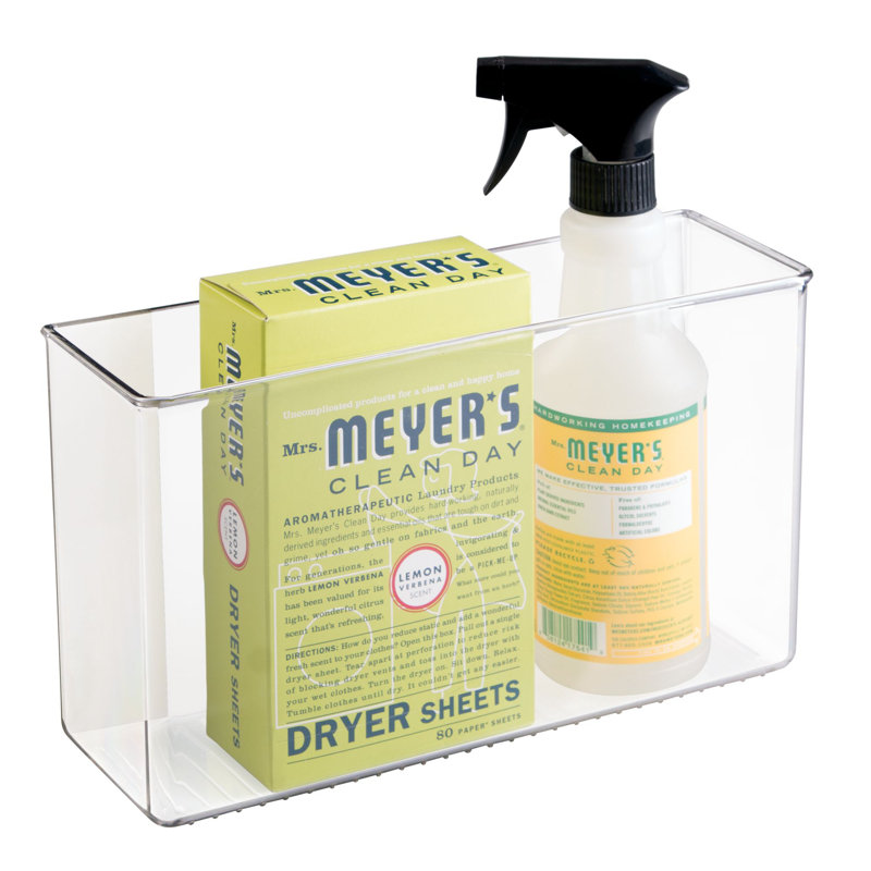 Clear Plastic Suction Mount Shower Organizer