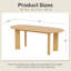 Table de salle à manger de 79 po x l 33,5 po avec 4 pieds en bois naturel-1061252806-1061252810