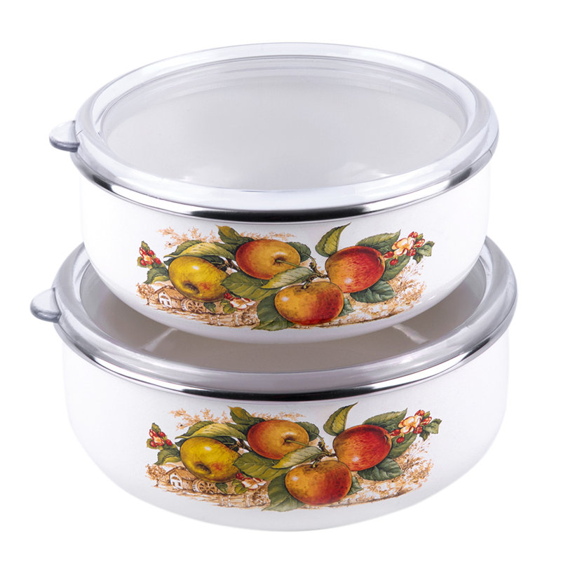 Ensemble de 2 contenants alimentaires Amariz Enamelware