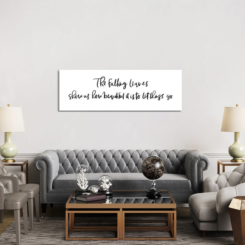 The Falling Leaves by Leah Straatsma - Wrapped Canvas Panoramic Gallery-Wrapped Canvas Giclée, 182.88 cm H x 60.96 cm W