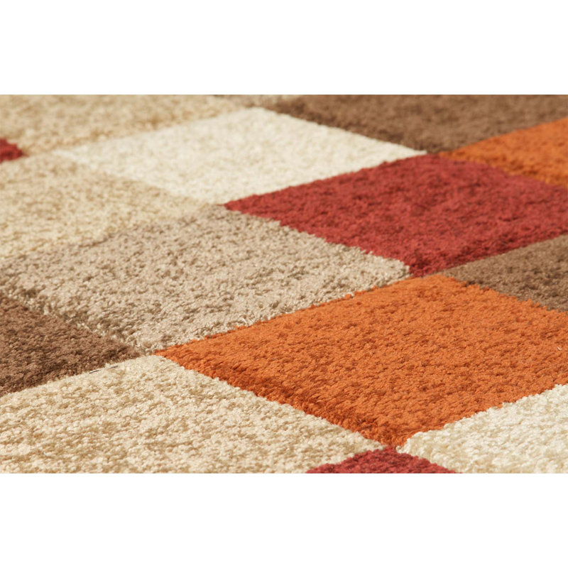 Melstone Geometric Area Rug, Rectangle 80 x 150cm