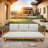 Baryn Acacia Patio Sofa With Cushions