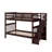 Stairway Twin-Over-Twin Bunk Bed With Guard Rail And Storage-1096423495