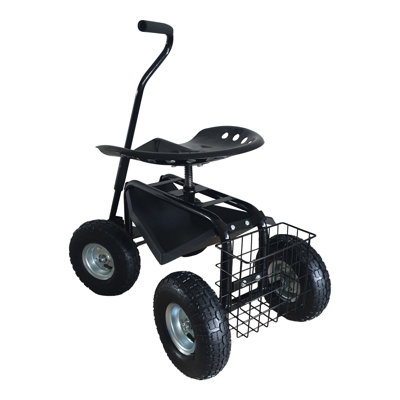 Brilhantina 86cm H x 45cm W Utility Cart with Wheels