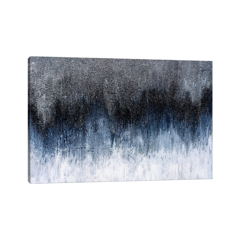 Silver Spark by Nikki Chauhan - Wrapped Canvas Painting, 66.04 cm H x 45.72 cm W x 1.91 cm D